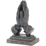 Figure Resin 5in Praying Hands Pack Of 3