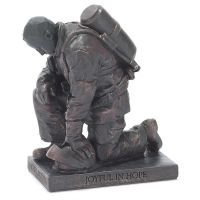 Figure Tabletop Resin 5in Firefighter Pack of 2