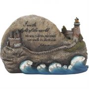 Figurine Resin 6 Inch I Am The Light Of The World Pack of 2