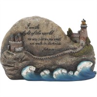 2pk -Figurine Resin 6 Inch I Am The Light Of The World (Pack of 2)