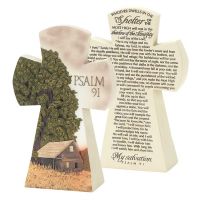 Figurine Resin 7.5" Psalm 91 (Pack of 2)
