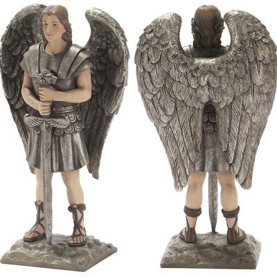 Figurine Resin 8in Angel Michael Pack of 2 - 603799524520 - FIGRE-74