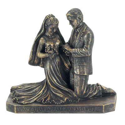 Figurine Tabletop Bronze Resin Bride/Groom (Pack of 2) - 603799576000 - FIGRE-82