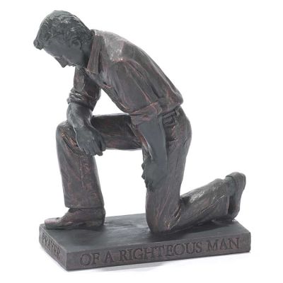 Figurine Tabletop Resin 5in Praying Man (Pack of 2) - 603799505635 - FIGRE-50