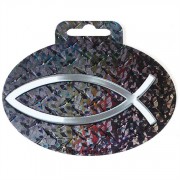 12pk -Fish Small Auto Sticker Oval Pack Of 12 12pk -Fish Small Auto Sticker Oval Pack Of 12