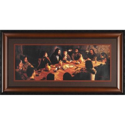 Framed Art 24 Inch X46 Inch Last Supper - 603799306829 - 28DW-1840-643