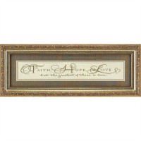 Framed Art Faith, Hope, Love