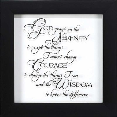 Framed Art Tabletop Serenity Prayer - 603799551625 - 20B-88-951