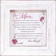 Framed Wall Art Dear Mom You Mean so Much to Me
