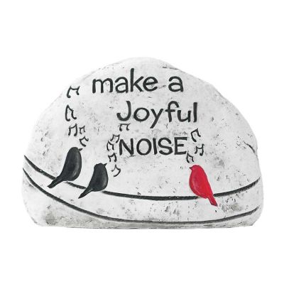 Garden/Rock Decor Make a Joyful Noise (Pack of 3) - 603799582704 - GRDNROCK-12