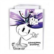 6pk -Gift Bags 7.875 X 4 X 9.75 A Friend Loves At All Times Pack of 6
