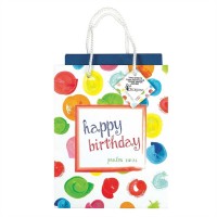 6pk -Gift Bags Medium Happy Birthday Pack of 6