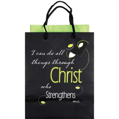 Gift Bags Medium I Can Do All Things Through Christ Pack of 6 - 603799397780 - GB-436