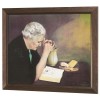 Gratitude/Grace Old Couple Praying 20 x16in. Jack Garren Cherry Framed Art
