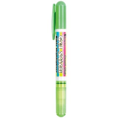 Highlighter Gel Stick Green Pack of 6 - 603799429191 - MARK-62