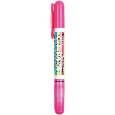 Highlighter Gel Stick Pink Pack of 6 - 603799429221 - MARK-65