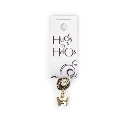 Hugs N Halos Charm Gold Plated Butterfly - 714611141846 - 35-5116