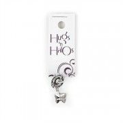 Hugs N Halos Charm Silver Butterfly