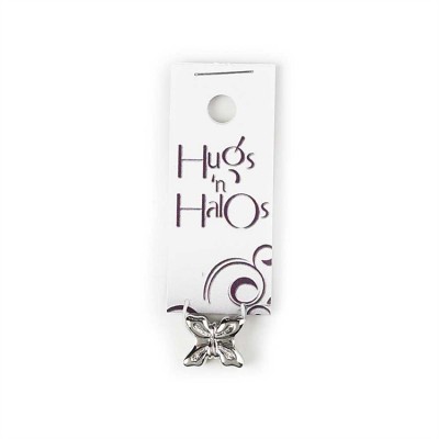 Hugs N Halos Charm Silver Plated Butterfly - 714611142775 - 35-5111