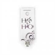 Hugs N Halos Charm Silver Plated Celtic Cross
