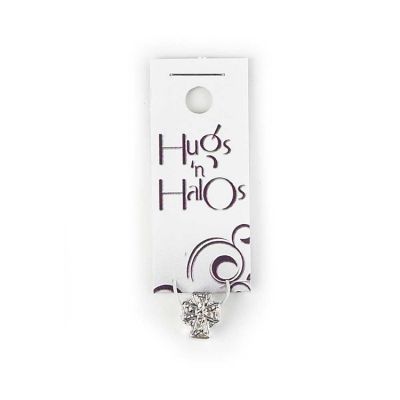 Hugs N Halos Charm Silver Plated Celtic Cross - 714611142713 - 35-5105