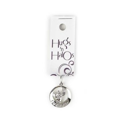 Hugs N Halos Charm Silver Plated Forever Angel - 714611142058 - 35-5137