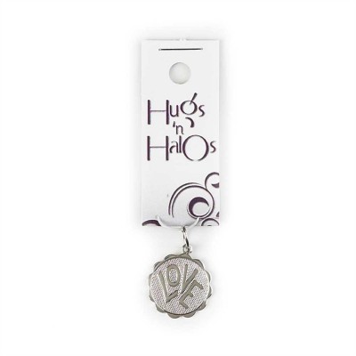 Hugs N Halos Charm Silver Plated Love Disc - 714611141976 - 35-5129