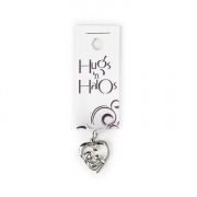Hugs N Halos Charm Silver Plated Mother/Child Heart