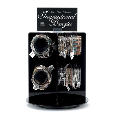 Inspiration Bangle Silver Plated Bracelet/Scripture 48 Pc Assort - 714611175605 - 30-6350T