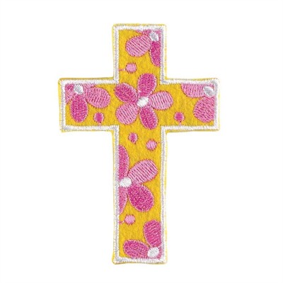 Iron On Embroidery/Patches Flower Pack of 6 - 603799575775 - IRON-ON-209