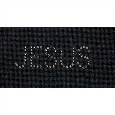 Iron On Rhinestones Jesus Pack of 6 - 603799575652 - IRON-ON-103