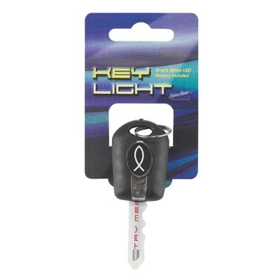 Key light Silver w/Fish Imprint Pack of 6 - 603799562041 - KC-402