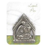 Lapel Pin Jesus Is The Reason Pewter 1 1/2 inch Height (Pack of 6)