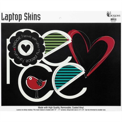 Laptop Skin Vinyl Peace Pack of 6 - 603799438032 - LTS-2