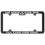 License Plate Frame He Died For Me Pack Of 3