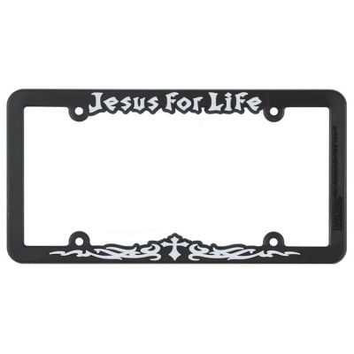 License Plate Frame Jesus For Life Pack Of 3 - 603799278867 - LF-7070