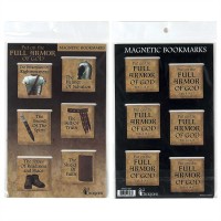 6pk -Magnet Vinyl 1.5 X 1.5 Inch Put on the Full Armor (Pack of 6)