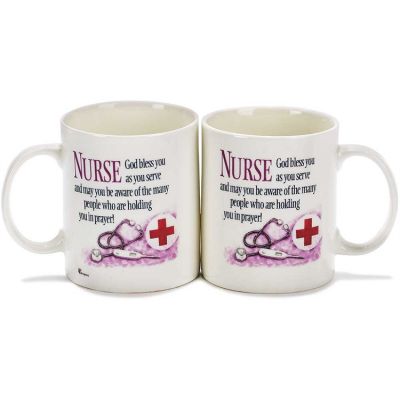 Mug Stoneware 10 oz Nurse Pack of 2 - 603799520652 - MUG-254