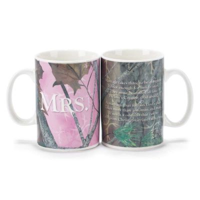 Mug Stoneware Camo Mr & Mrs Pack of 2 - 603799561358 - MUG-300
