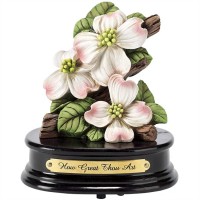 Music Box Resin/Wood Dogwood