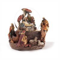 Musical Nativity Water Ball 7 Inch