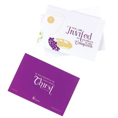My First Communion Invitation You Are Invited (Pack of 3) - 603799006507 - INVT-100