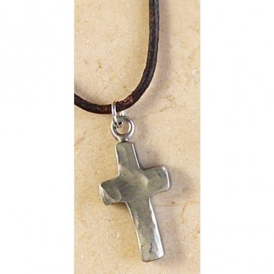 Necklace Brown Leather Cord Cross Pack of 2 - 714611061458 - 31-1141