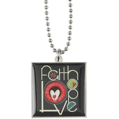 Necklace Faith, Hope, Love Pack of 4 - 603799434508 - J-501