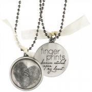 4pk -Necklace Fingerprints Pack of 4