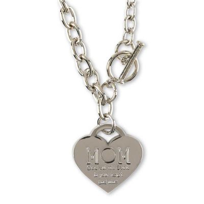 Necklace Heart Mom God Put His Pack of 4 - 603799412261 - J-400