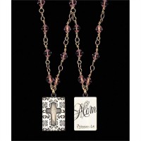 4pk -Necklace Mom Philippians 4:8, 18 Inch Chain Pack of 4