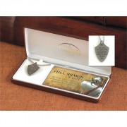 Necklace Pewter Ephesians 6:11 Shield 24 Inch Chain