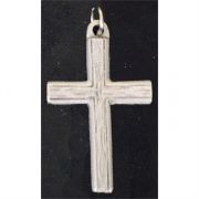 Necklace Pewter Grain Cross w/Chain
