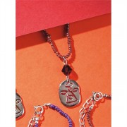 2pk -Necklace Silver Plated Angel 18 Inch Brown Seed Bead (Pack of 2) 2pk -Necklace Silver Plated Angel 18 Inch Brown Seed Bead (Pack of 2)